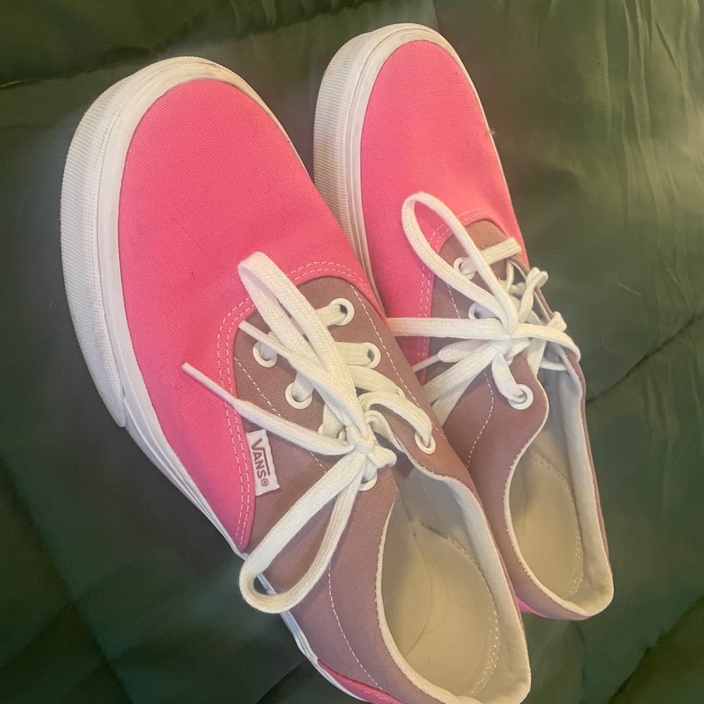 Vans Pink and Mauve Canvas Sneakers